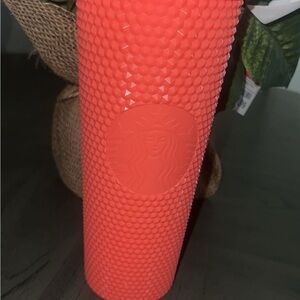 Starbucks Textured Orange Tumbler